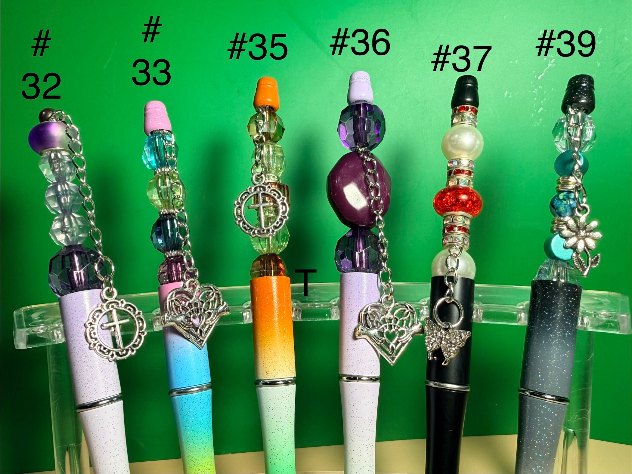 Beautiful bead pens